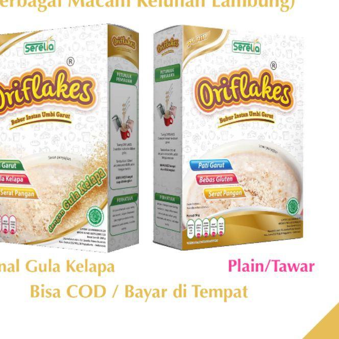 

☃ Oriflakes Original Sereal Umbi Garut Asam Lambung Maag Gerd Original 350 gram ( Bisa COD ) ♣