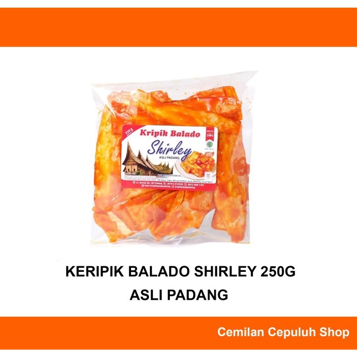 

Terlaris ✨ -keripik balado shirley sanjay asli padang 250g "panjang"2.2.23