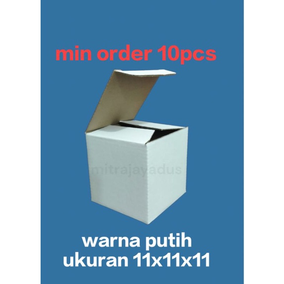 

dus die cut WARNA PUTIH 11x11x11 min order 10pcs