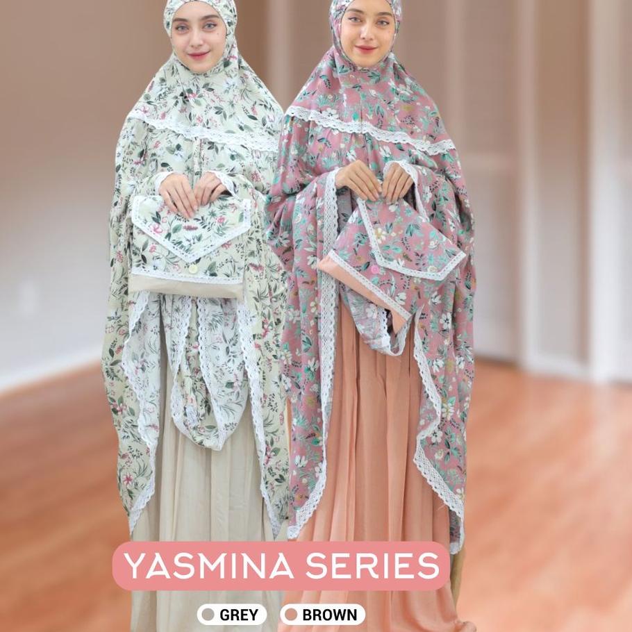 Baru MUKENA TAZBIYA KOMBINASI YASMINA SERIES ALLSIZE ⋆gkc✰
