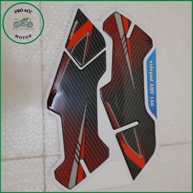 Stiker Timbul Resin Sidepad Honda Adv 150