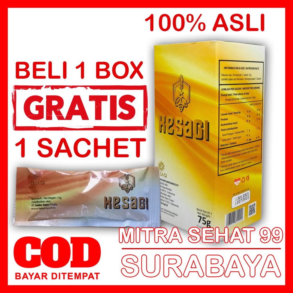 KESAGI SURABAYA /Agen Resmi Madu Kesagi Asli Original BPOM Suplemen Stamina Pria Kuat Tahan Lama