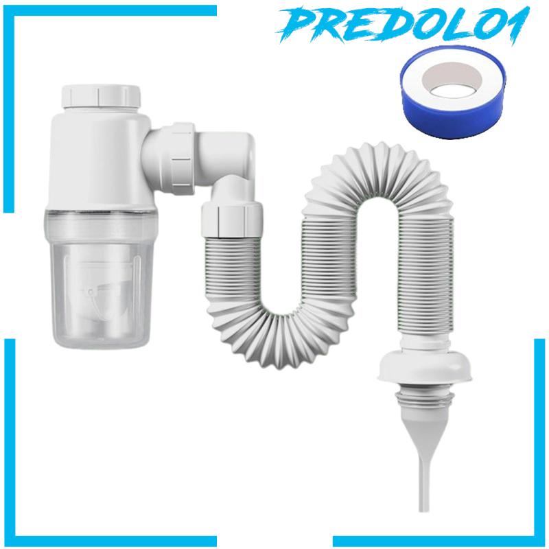 [Predolo1] Set Pipa Pembuangan Wastafel Profesional Tabung Drainase Accs Dapat Diperluas Untuk Rumah