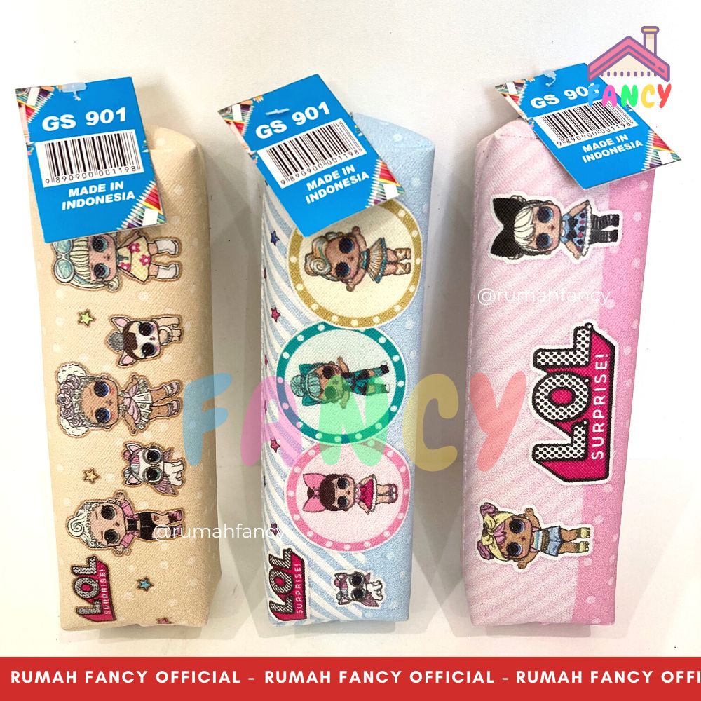 

Kotak Pensil GASTA GS-901 / Tempat Pensil bahan Kain + Zipper / Pencil Case MotifKarakter Anak Kartun LOL Lucu