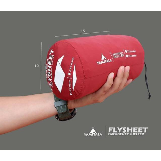 FLYSHEET YAMILATA EMERGENCY SHELTER 3X3