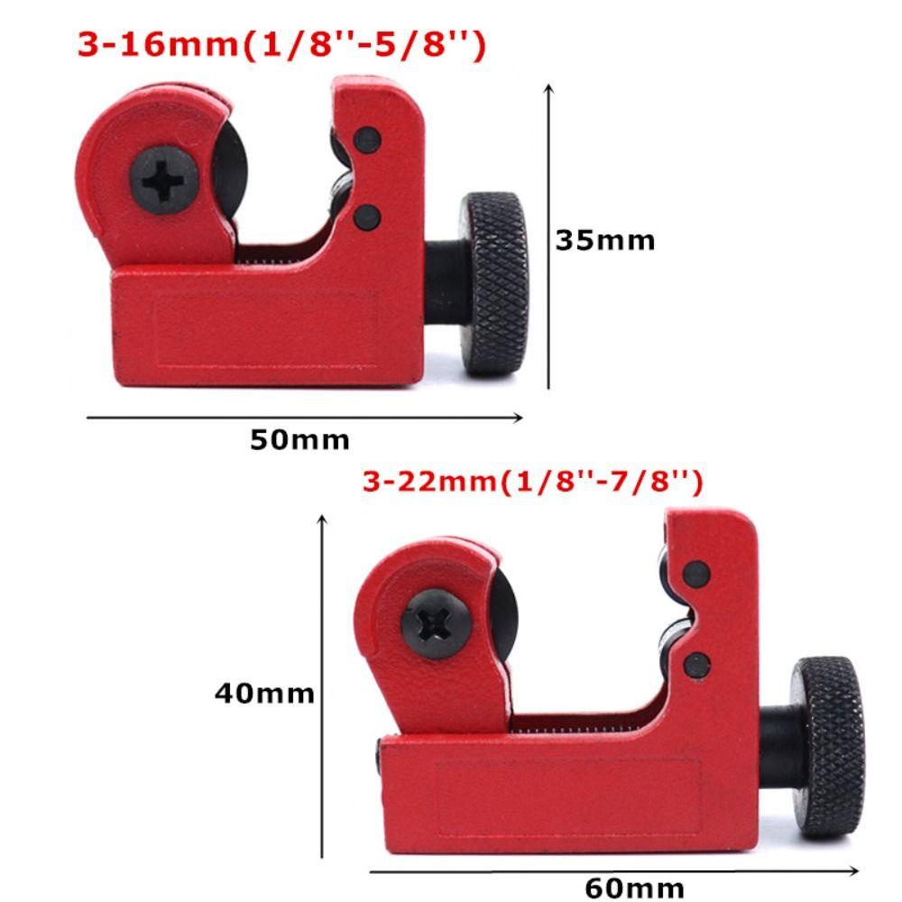 [Elegan] Tubing Cutter Kecil V2 Tembaga Aluminium Tube Pipe Cutter Pipa Plastik Bearing Cutter Pemotong Selang