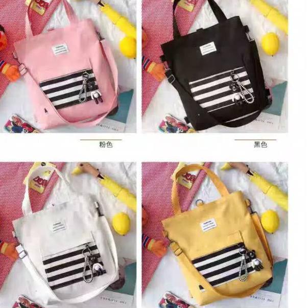 D26 Tas Tote Wanita 2 in 1 (Bisa Ransel / Selempang) PALING BAGUS FRK31