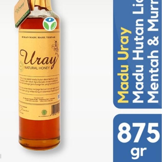 

➫ uray 875gr - Natural honey ( Free double bubble wrap+kardus. Bubble wrap ke 1 botol nya di bubble berlapis lapis dan dikemas kardus di bubble wrap LG kardus nya hingga ber lapis lapis) ✥