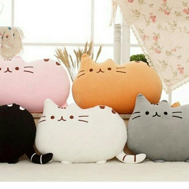 ➪ Bantal Kucing Pusheen Ukuran XL Besar Soft Halus Boneka Bantal Kucing Pusheen ➴