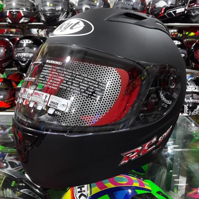 Helm KYT RC7 Solid Black Doff