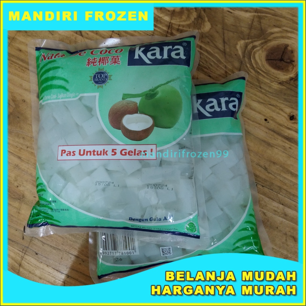 

Kara Nata De Coco, Porsi 5 Gelas 1 kg, Dengan Gula Asli