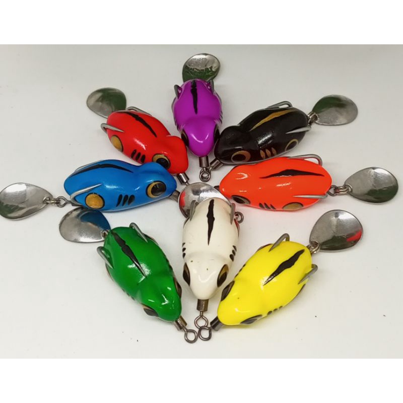 Hook VMC 3cm/soft frog umpan casting gabus BAR BAR LURE
