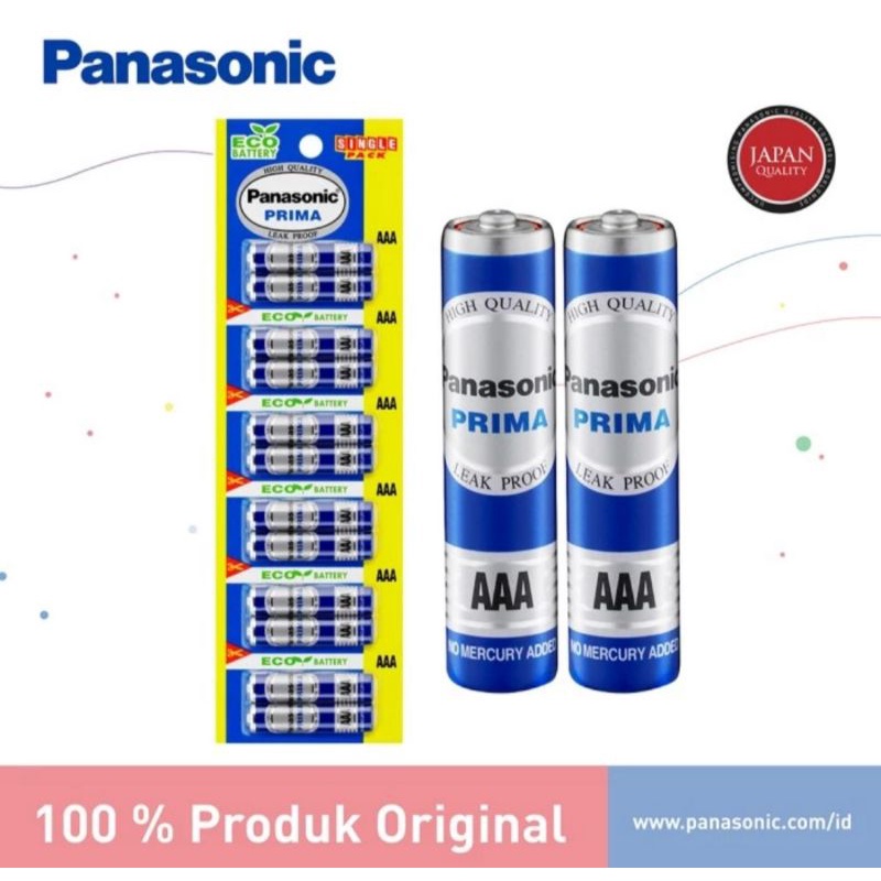 baterai AAA Panasonic isi 12 pcs