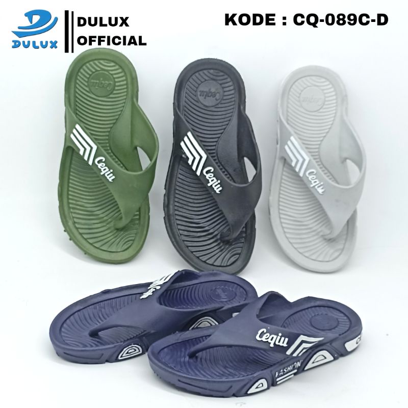 DULUX - SANDAL JEPIT ANAK LAKI-LAKI POLOS CQ-089D UKURAN 24-29