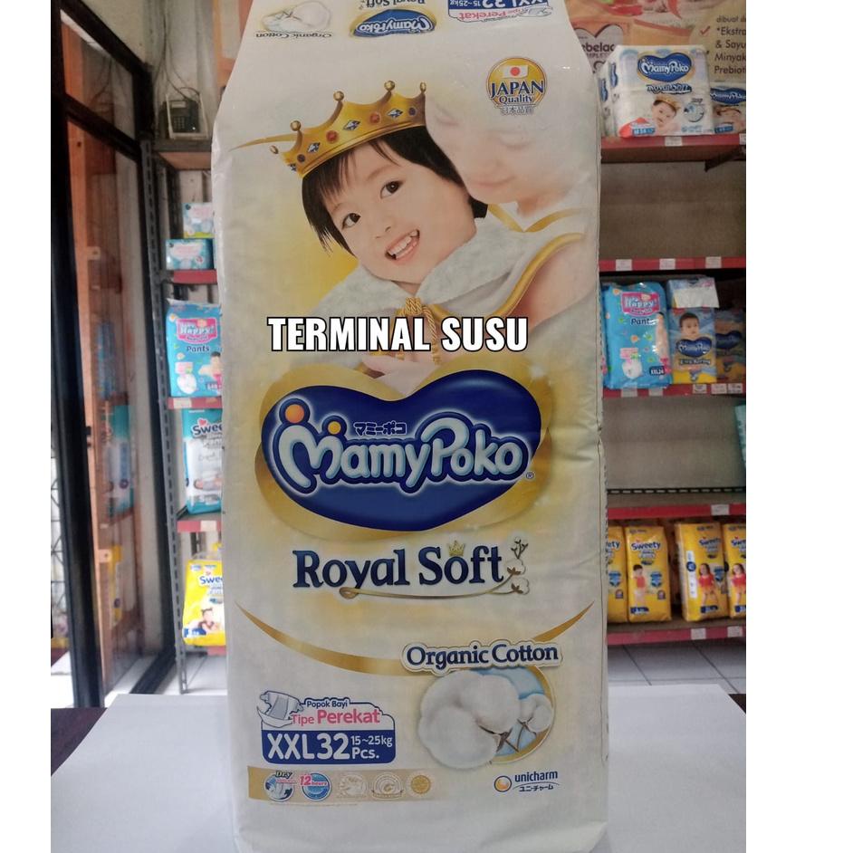 ➮ Popok Mamypoko Royal Soft Perekat XXL 32 ♧