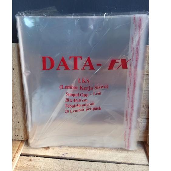 

X87 SAMPUL PLASTIK OPP LEM LKS/LEMBAR KERJA SISWA DATA EX PRODUK TREND ❣