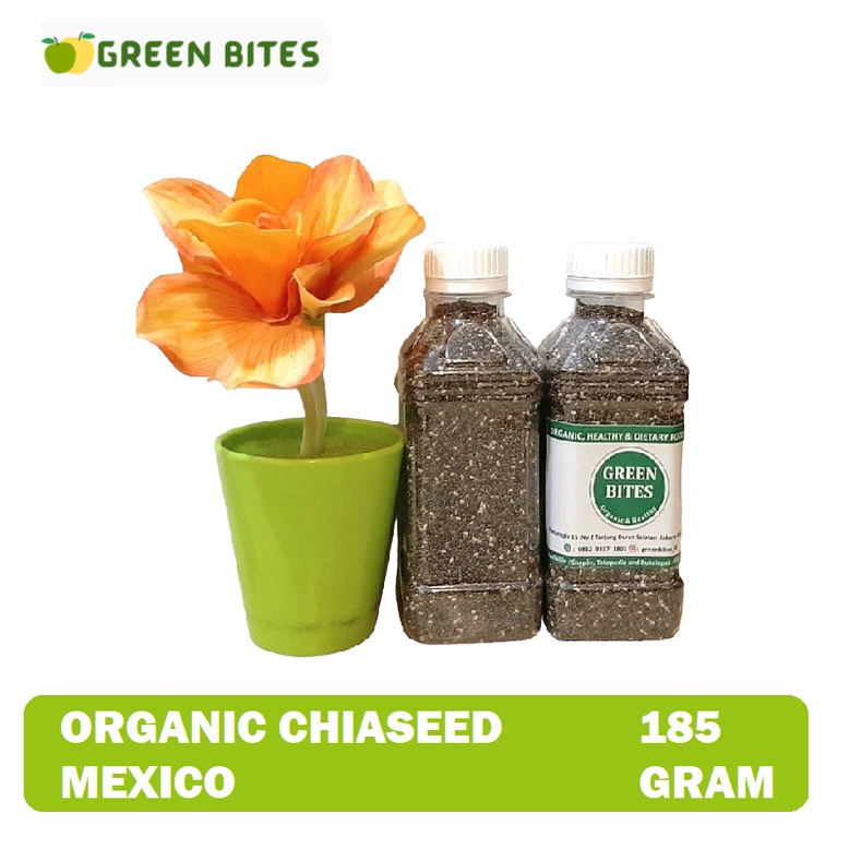 

ORGANIC CHIA SEED MEXICO 185 GRAM BOTOL