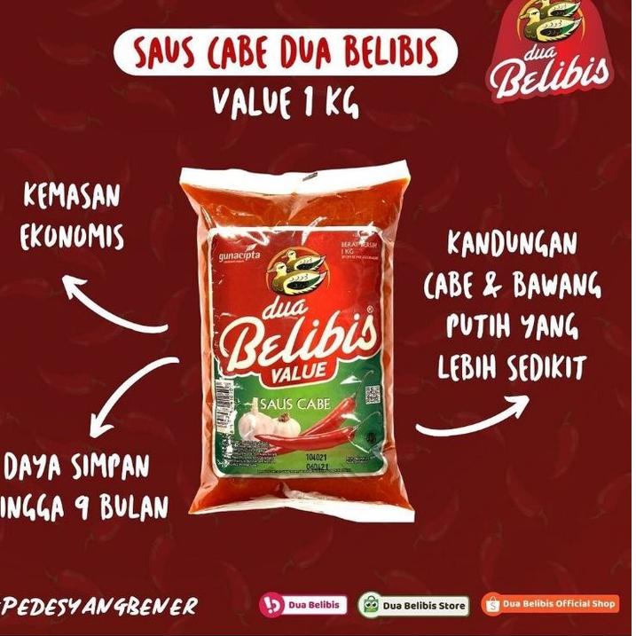 

PROMO HARI INI SAOS SAMBAL BELIBIS CABE PILLOW 1KG !
