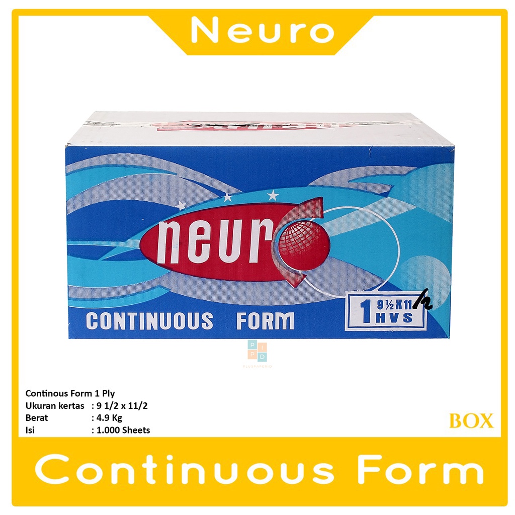 

NEURO - Continous Form 1 Ply 91/2 x 11/2 ( K1/2 ) - Box