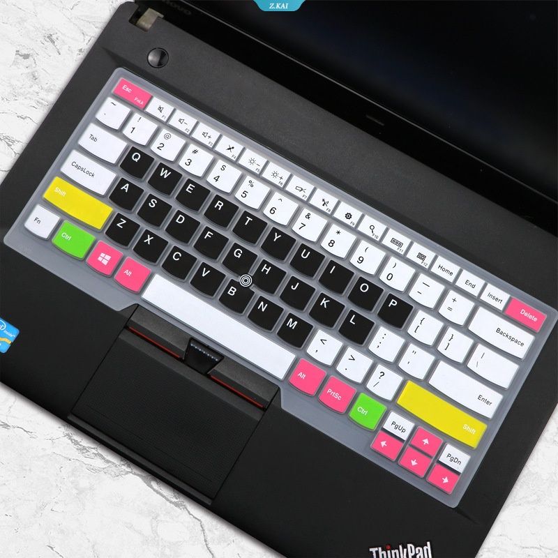 English Silicone Keyboard Cover suitable for Lenovo 14 &quot;ThinkPad E495 E485 E490 R480 E480 Soft 【 ZK 】