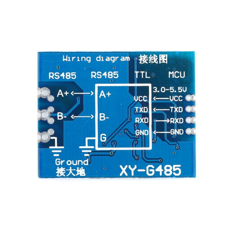 Modul Adaptor btsg TTL Ke RS485 485 Ke TTL 3.3V 5.0V Signals Serial Port Converter Dengan Lampu Indikator Gra Industrial