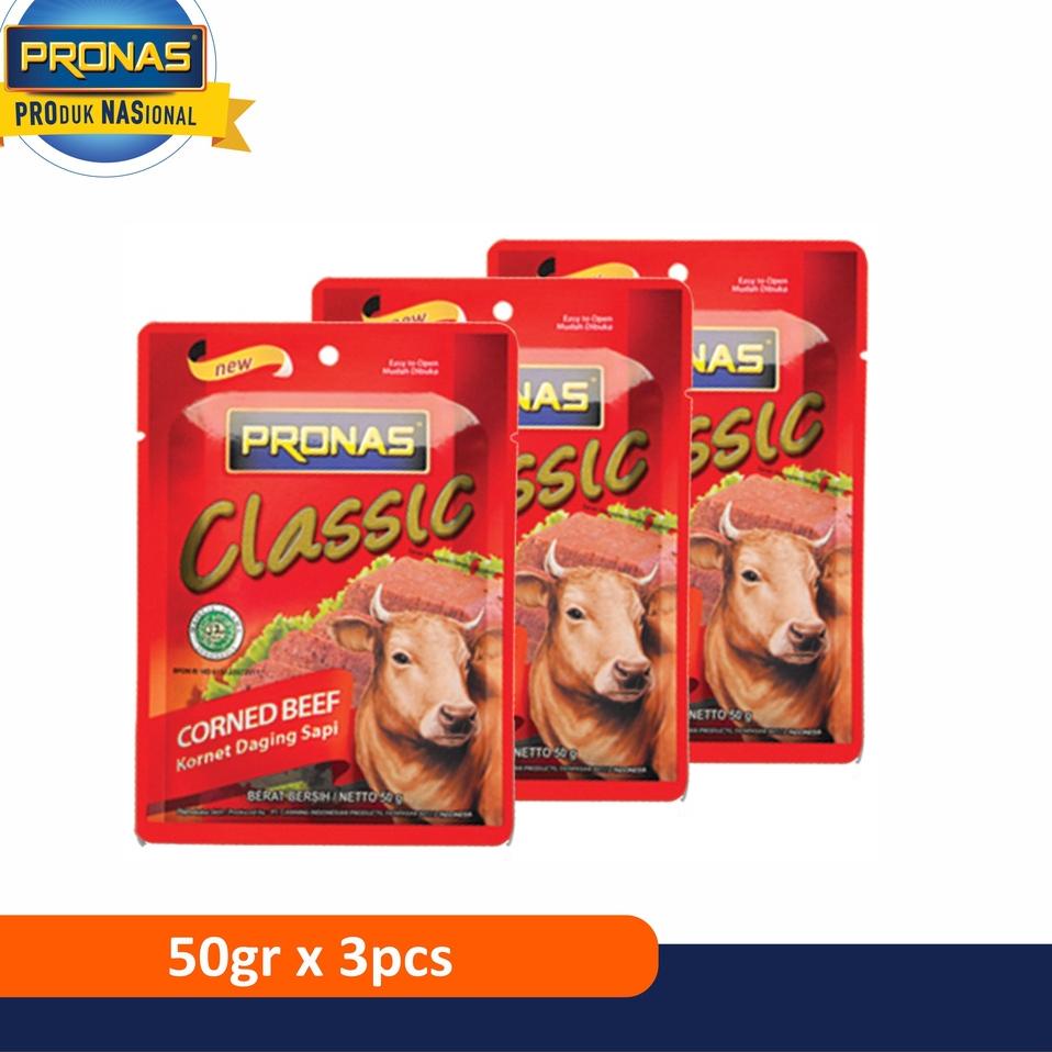 

✨MEN SALE✨ Pronas Kornet Sapi Sachet 50 g bundling 3 pcs serbuuu !