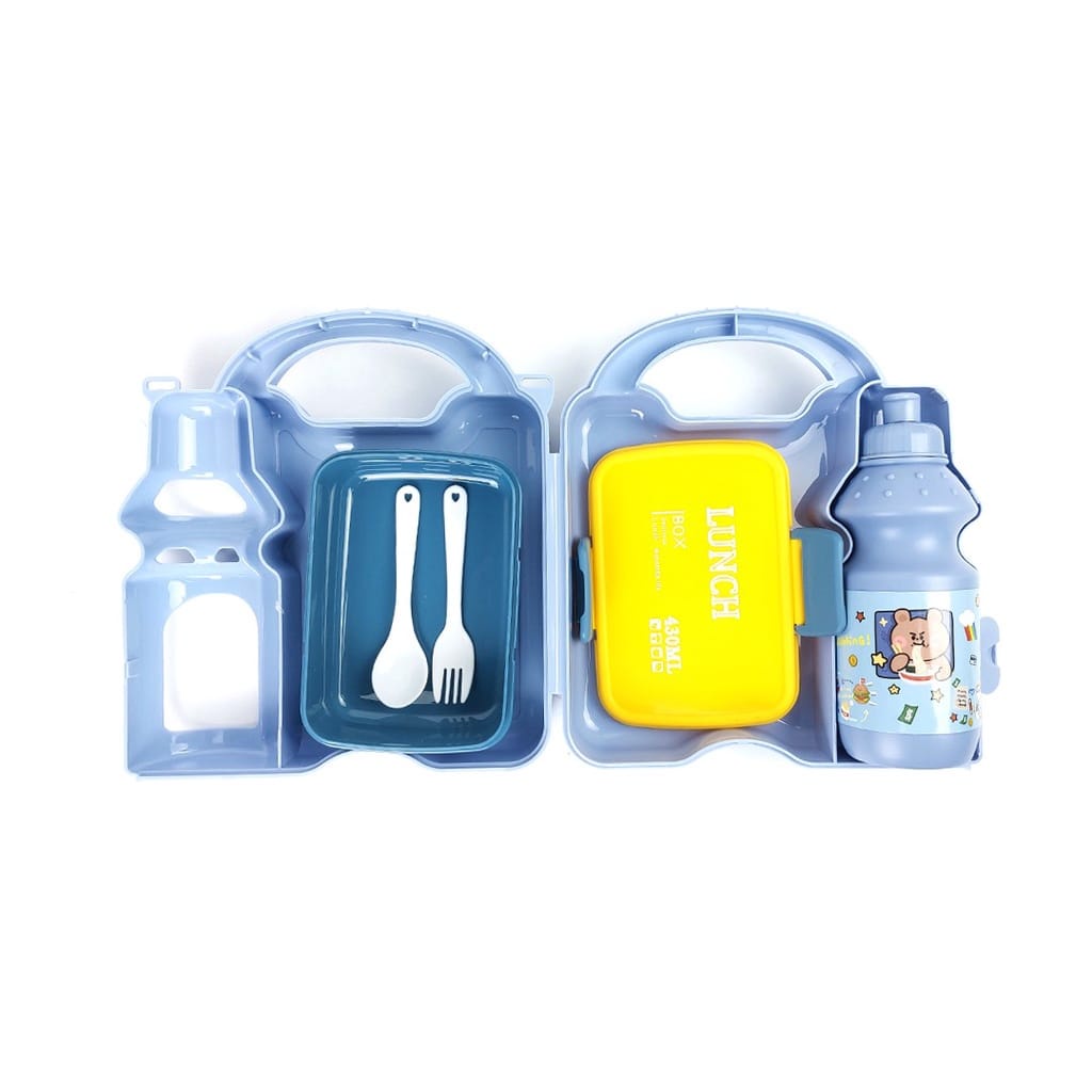 Tempat Makan Anak Lunch Box set Koper 2 in 1