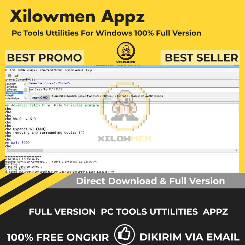 [Full Version] Advanced BAT to EXE Converter Free Pro PC Tools Software Utilities Lifetime Win OS