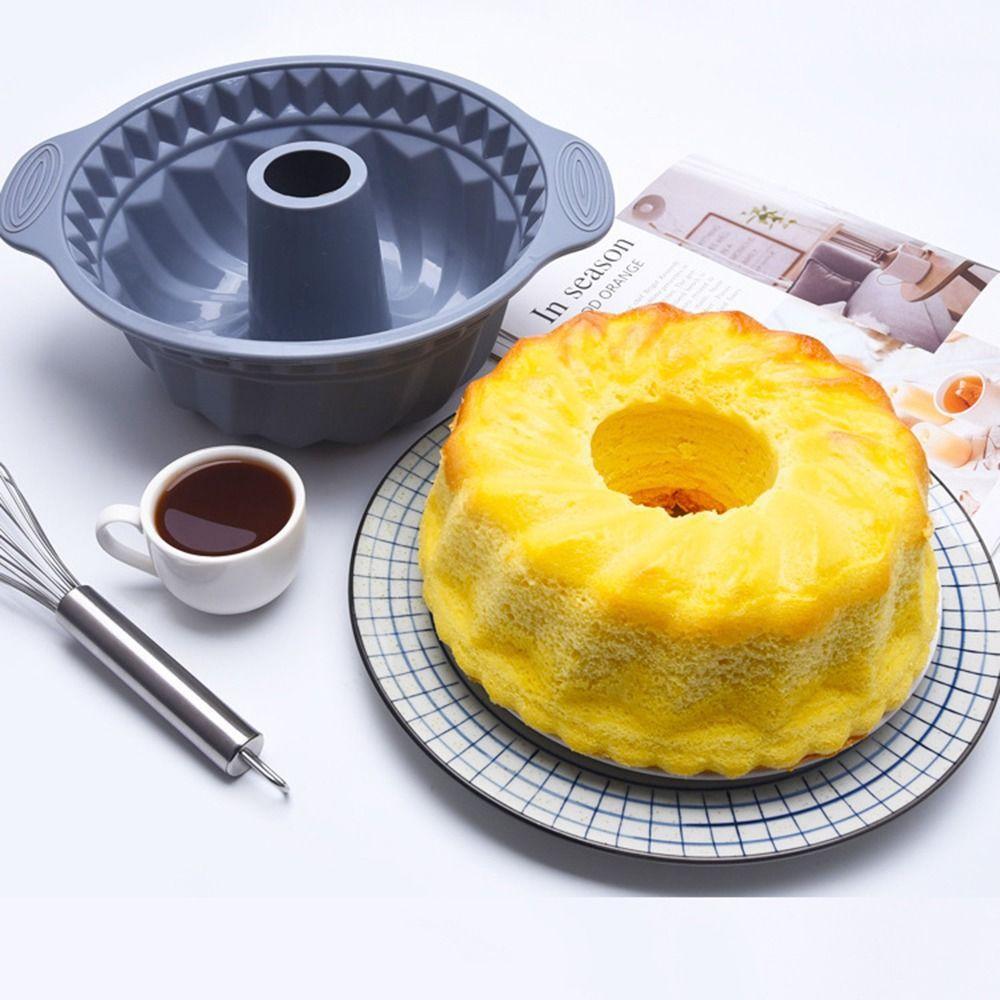 Solighter Bunte Cake Pan Bakeware Dapur Mousse Cetakan Puding Mold Pastry Dish Suling Tabung