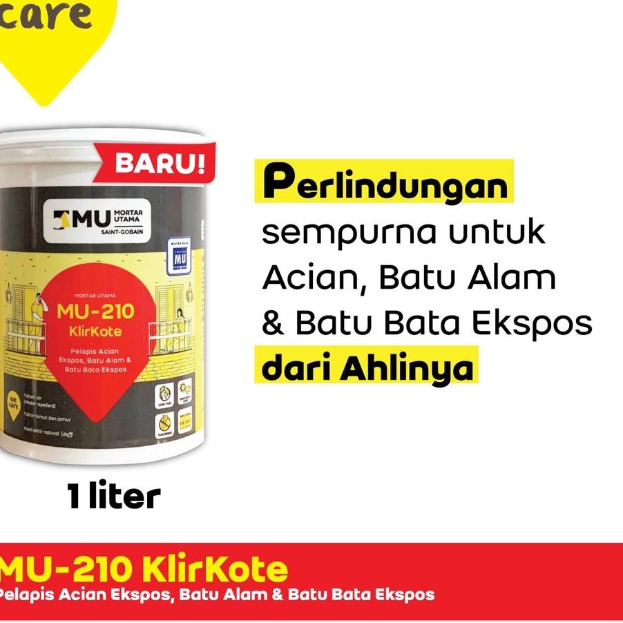 Mortar Utama er MU-210 Klirkote Pelapis Acian Ekspos