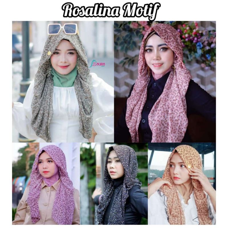 Pastan Rosalina Motif by Zaura hijab