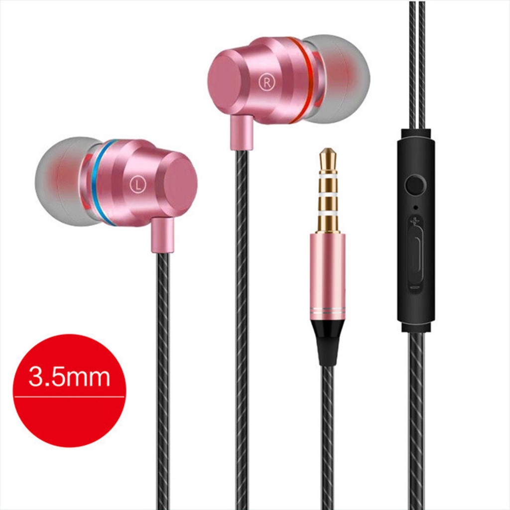 In Earphone Kabel Headset Universal Wire Control Headset Tuning 3.5mm Headphone