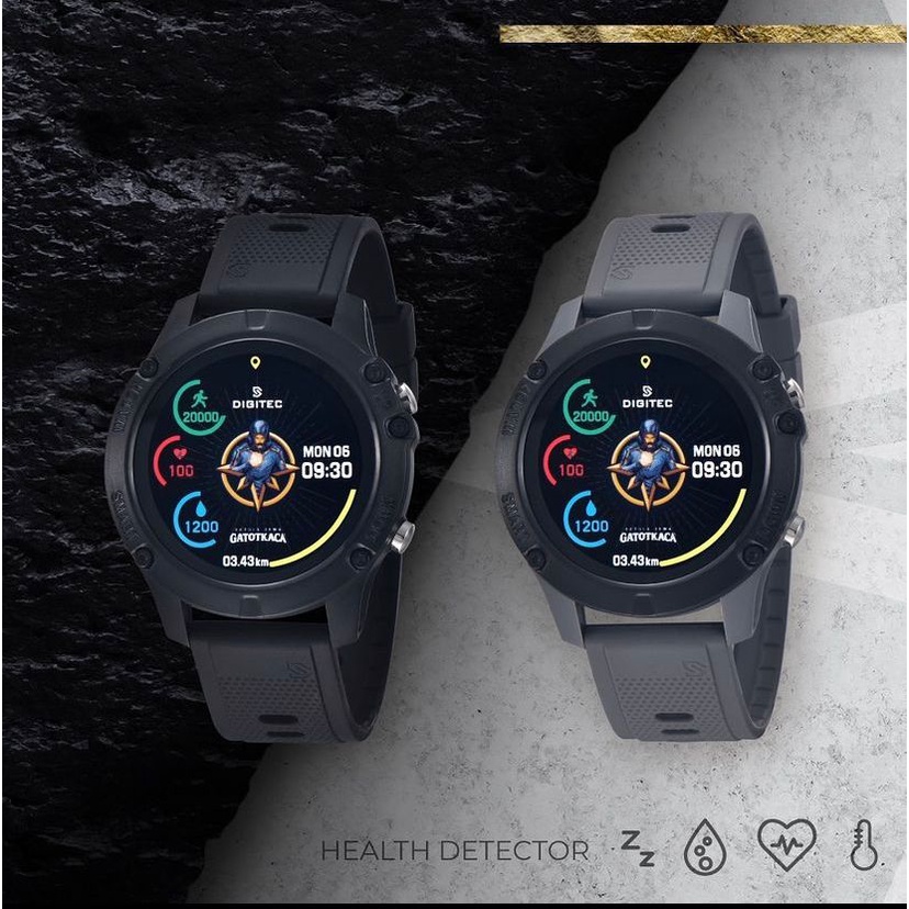 JAM TANGAN PRIA SMART WATCH DIGITEC x Satria Dewa GATOTKACA /JAM TANGAN SMART WATCH/