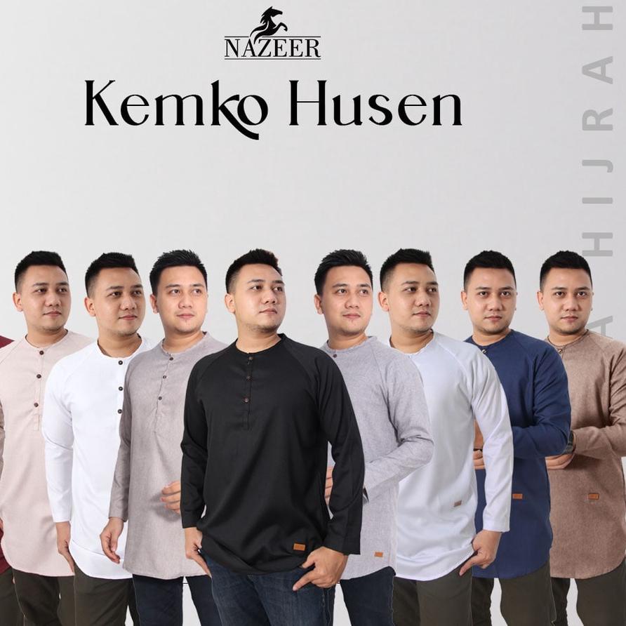 ◙ KEMKO HUSEN LENGAN PANJANG/KEMEJA KOKO PRIA HUSEN NAZEER ✩