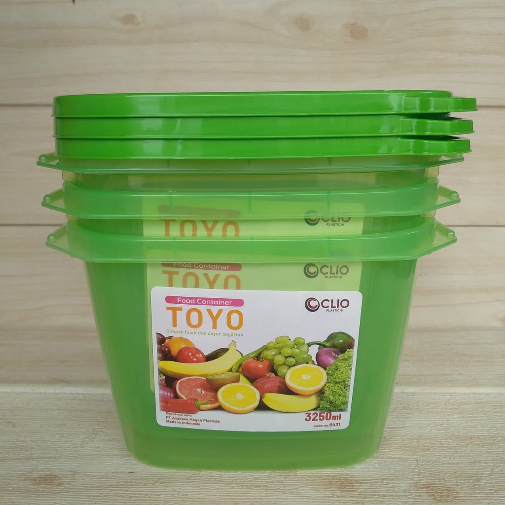 Toples Plastik 3250ml - Clio Toyo 8431