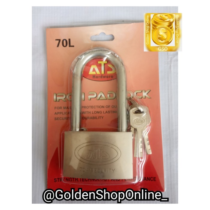 Murah Gembok Ats 70Mm Leher Panjang