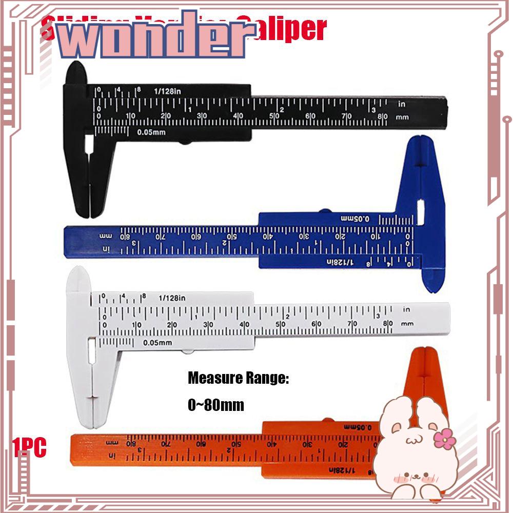 Wonder Measure Range0~80mm Vernier Caliper Ruler Penting Untuk jewelers Plastik Mini Ultra Presisi Alat Ukur Diameter