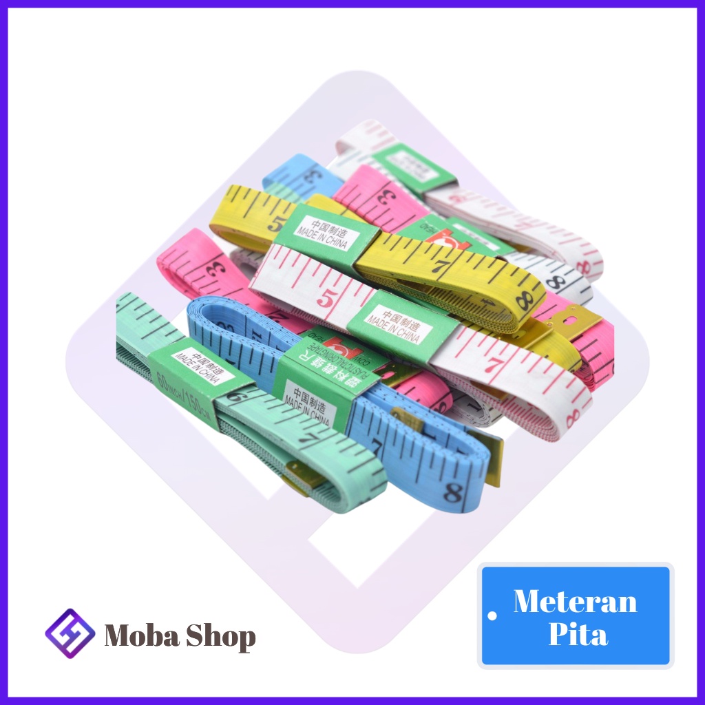 Meteran Pita 150cm Alat Ukur Kain Tukang Jahit