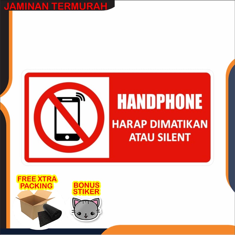 

Grosir Rambu Handphone Harap Dimatikan 30cm x 15cm Acrylic 2mm Keren