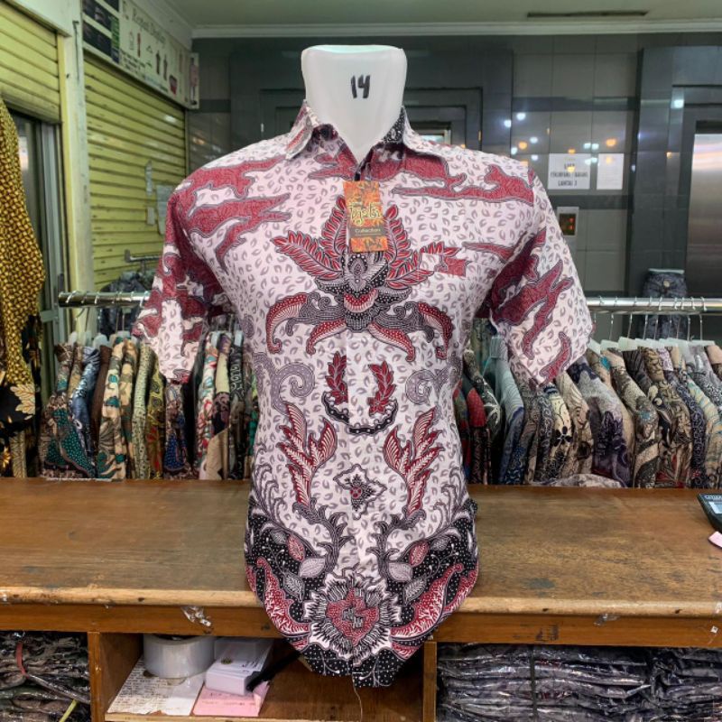 BATIK MOTIF MODERN MONALISA BLOUSE WANITA ATASAN WANITA KATUN PREMIUM M L XL XXL XXXL