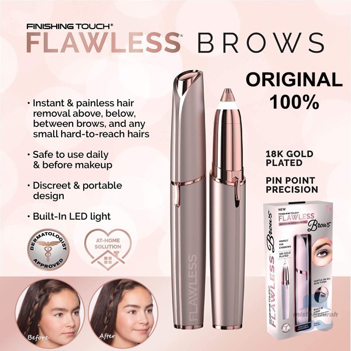 BAROKAH GAMIS ELECTRIC PRECISION EYEBROW TRIMMER / Pensil Cukur Elektrik Multifungsi