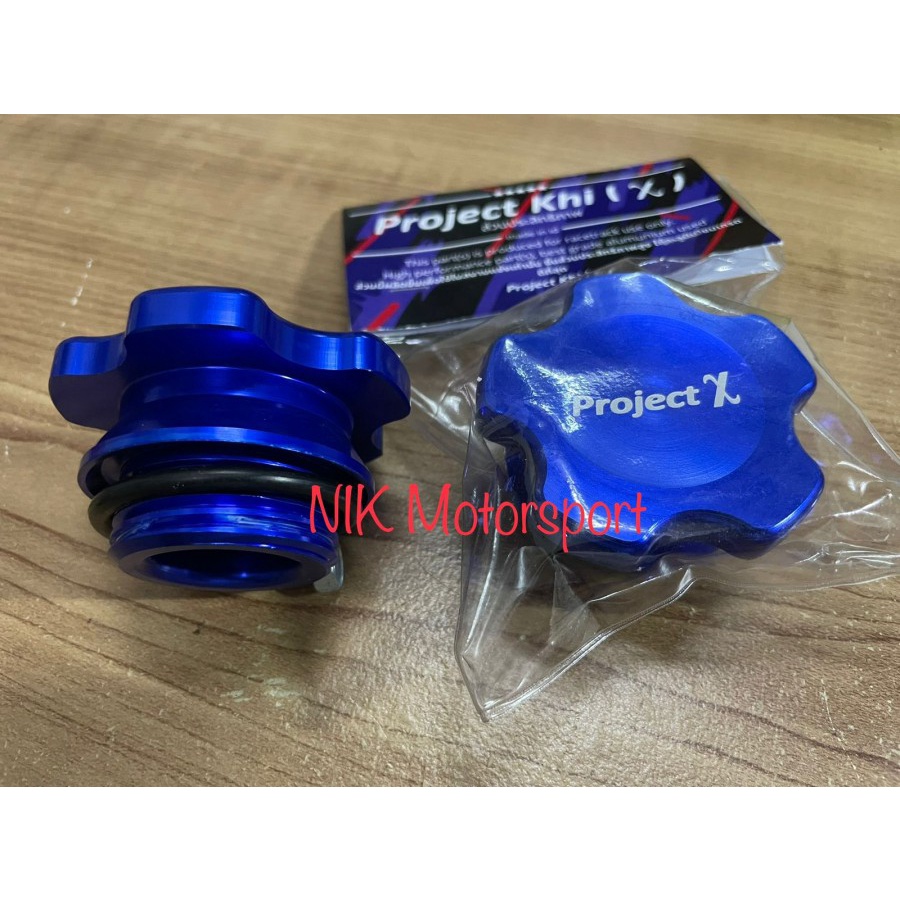 Tutup Oli Toyota - Oil Cap Project X - Innova Fortuner Hilux Etc, CNC Aluminium