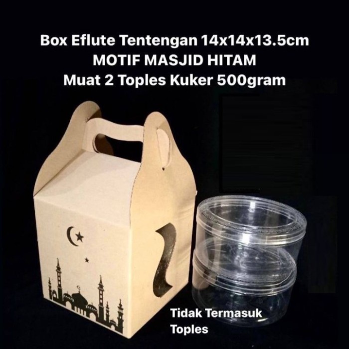 Box toples kue kering tas jinjing kardus parcel lebaran kotak hampers