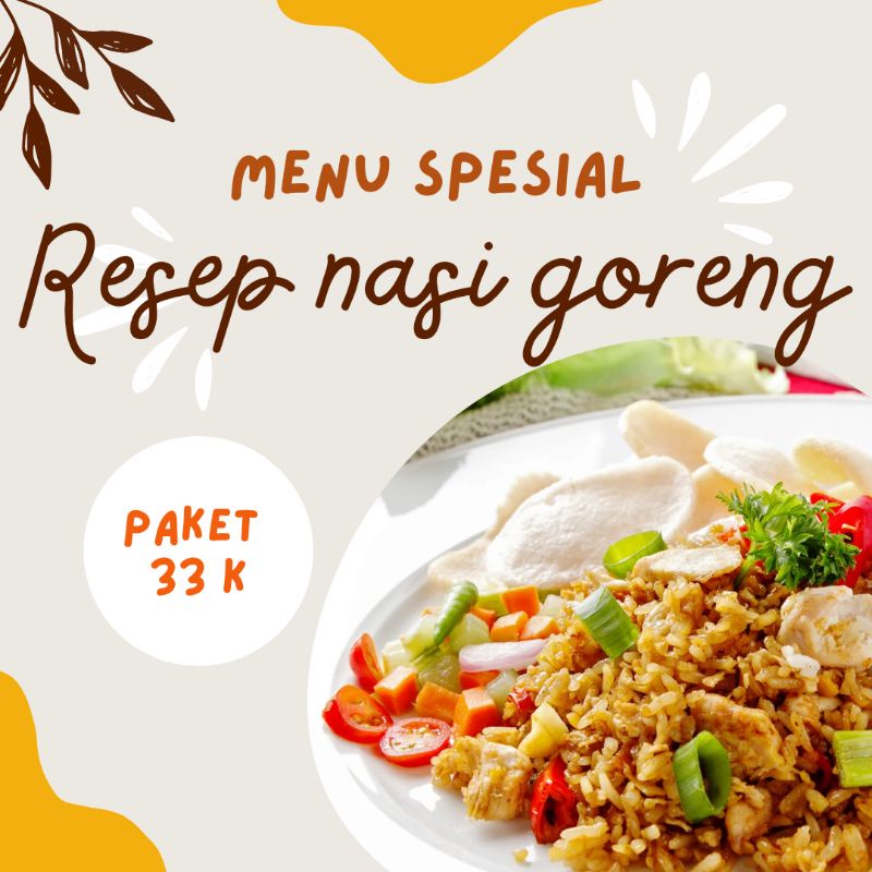 resep online untuk jualan nasi goreng terbaru