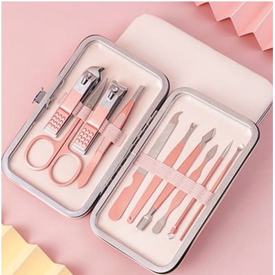 Manicure Set 18 in 1 ROSEGOLD Alat Perawatan Kuku set 18 in 1 16in1