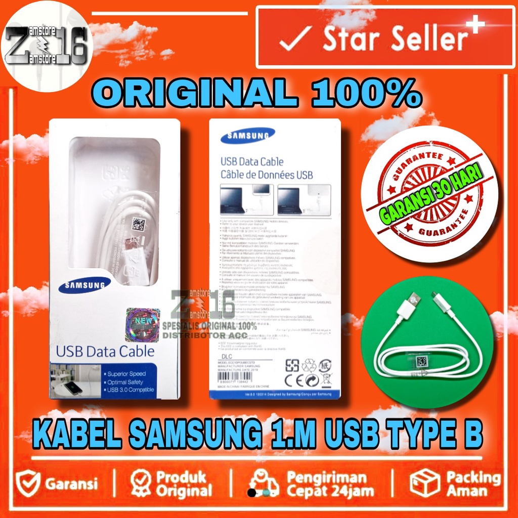 Kabel Data Samsung USB Type B Fast Charging