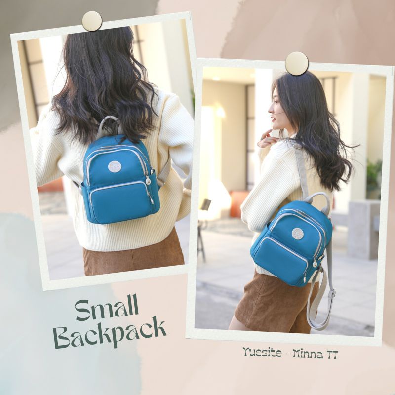 YUESITE MINNA ORIGINAL SMALL BACKPACK TAS RANSEL WANITA LUCU KEKINIAN CYUTEBAGS