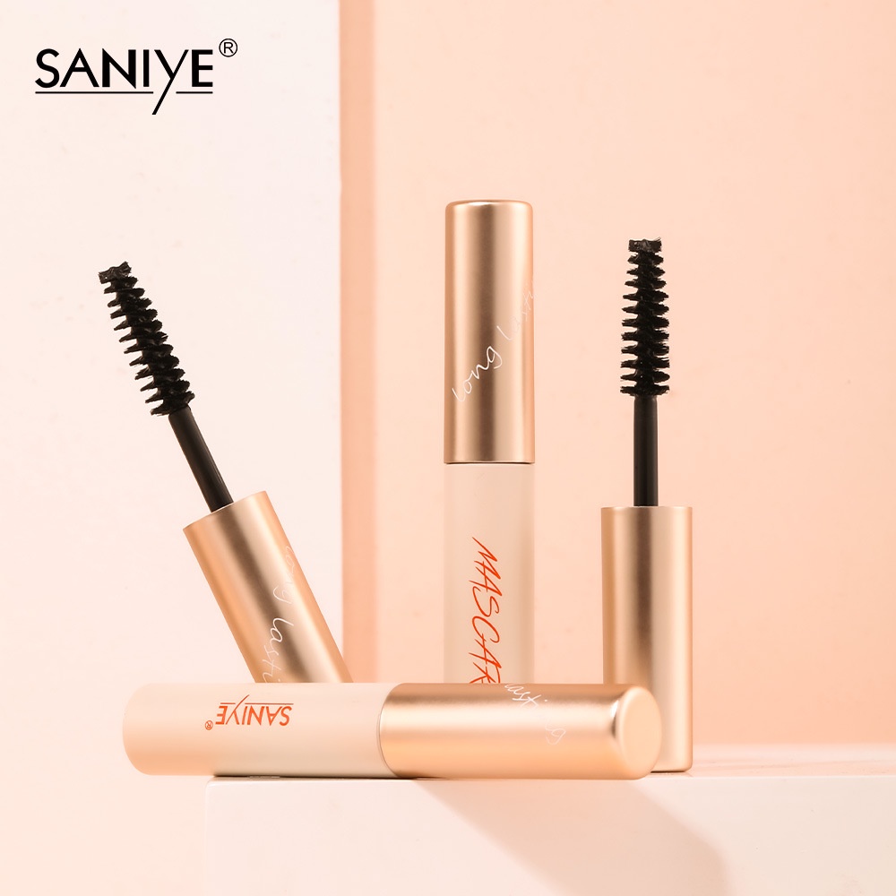 [100% ORIGINAL] SANIYE Black Professional Anti-Water Mask Eyelash Extend Curling Mascara Gel M1063