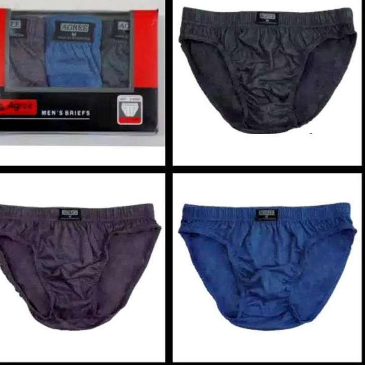 ⚡GROSIR⚡ ISI 3 CD Sport Cowok Agree 8886 / Celana Dalam Sport Pria / Sempak Sport Laki Agree Model
