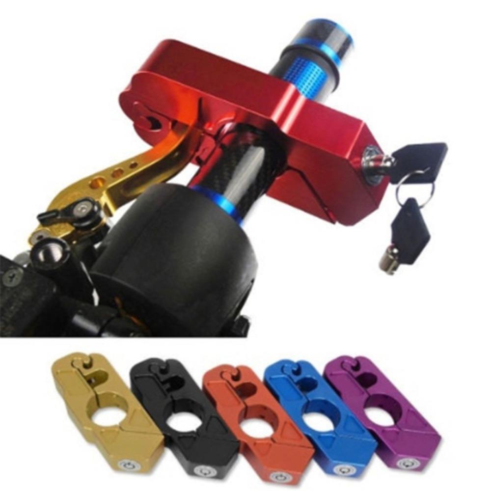 POPULAR Stang Grip Lock Portable Peralatan Bersepeda Motor Perlindungan Anti Maling